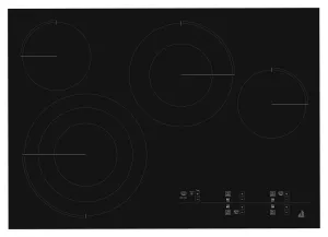 Jennair JEC4430HB Oblivian Glass 30" Electric Radiant Cooktop With Glass-Touch Electronic Controls Black