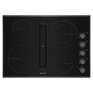 Jennair JED3430GB Black Floating Glass 30" Jx3 Electric Downdraft Cooktop