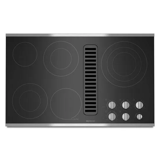 Jennair JED3536WS Jenn-Air Electric Radiant Downdraft Cooktop, 36" - Stainless Steel