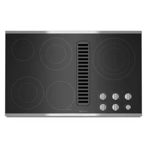 Jennair JED3536WS Jenn-Air Electric Radiant Downdraft Cooktop, 36" - Stainless Steel