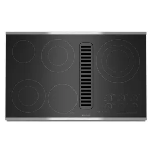 Jennair JED4536WS Jenn-Air Electric Radiant Downdraft Cooktop With Electronic Touch Control, 36" - Stainless Steel