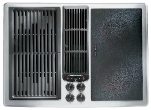 Jennair JED8230ADS Designer Line Modular Electric Downdraft Cooktop, 30"