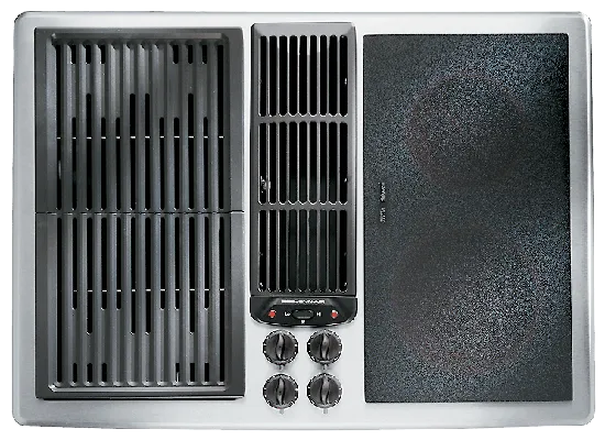 Jennair JED8230ADS Designer Line Modular Electric Downdraft Cooktop, 30"
