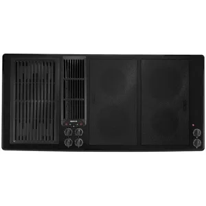 Jennair JED8345ADB Jenn-Air Designer Line Modular Electric Downdraft Cooktop, 45" - Black