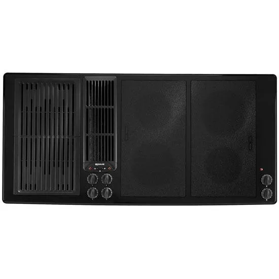 Jennair JED8345ADB Jenn-Air Designer Line Modular Electric Downdraft Cooktop, 45" - Black