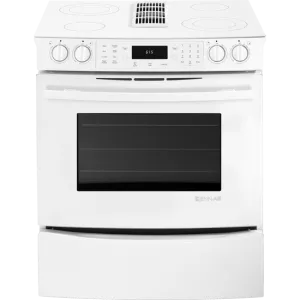 Jennair JES9800CAF Slide-In Electric Downdraft Range With Convection, 30"