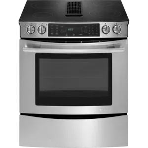 Jennair JES9800CAS Slide-In Electric Downdraft Range With Convection, 30"