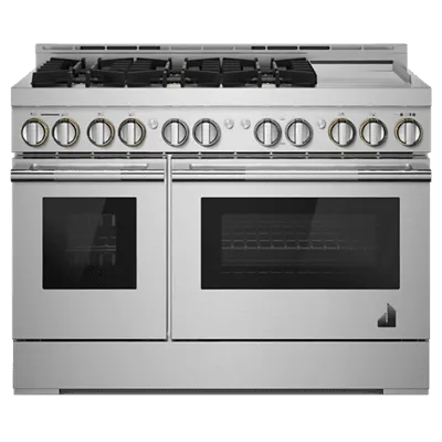 Jennair JGRP548HL 48" Rise Gas Professional-Style Range With Chrome-Infused Griddle