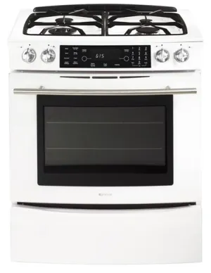 Jennair JGS8850BDW Slide-In Gas Range