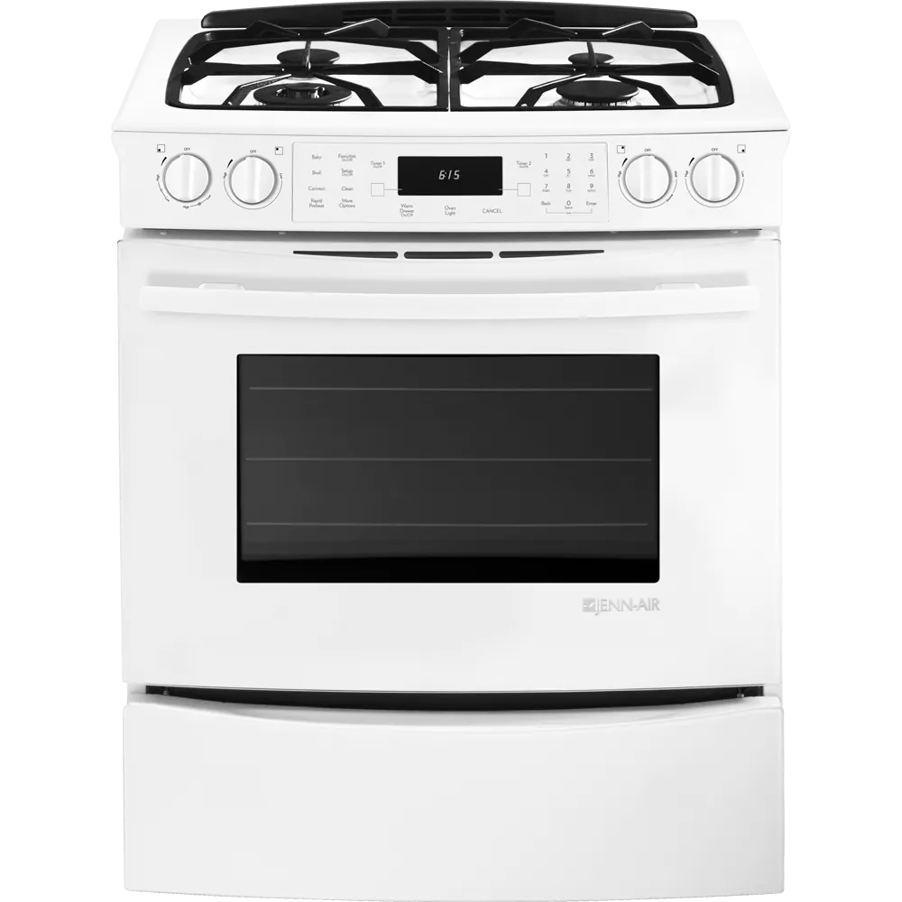 Jennair JGS8850CDW 30" Slide-In Gas Range With Convection