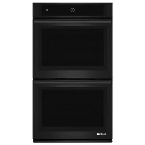 Jennair JJW2830DB Black Floating Glass 30" Double Wall Oven With Multimode Convection System