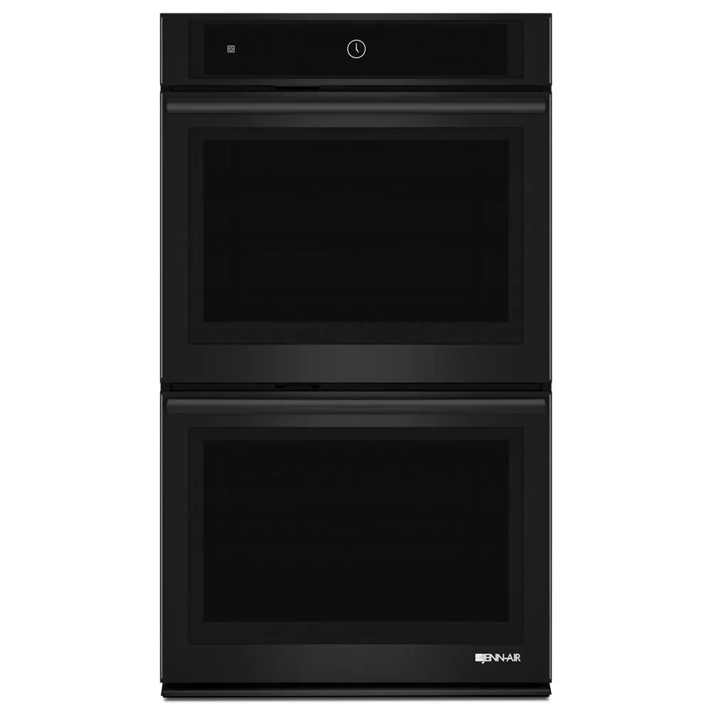Jennair JJW2830DB Black Floating Glass 30" Double Wall Oven With Multimode Convection System