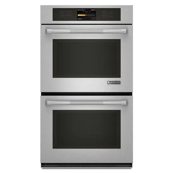 Jennair JJW3830WP Pro Style Stainless Jenn-Air Double Wall Oven With V2&#8482; Vertical Dual-Fan Convection System, 30"