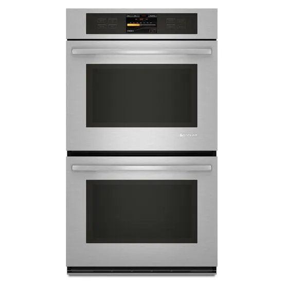 Jennair JJW3830WS Stainless Steel Jenn-Air Double Wall Oven With V2&#8482; Vertical Dual-Fan Convection System, 30"