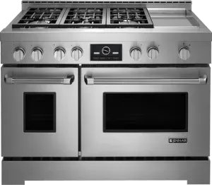 Jennair JLRP548WP 48" Pro-Style Lp Range With Griddle And Multimode Convection System