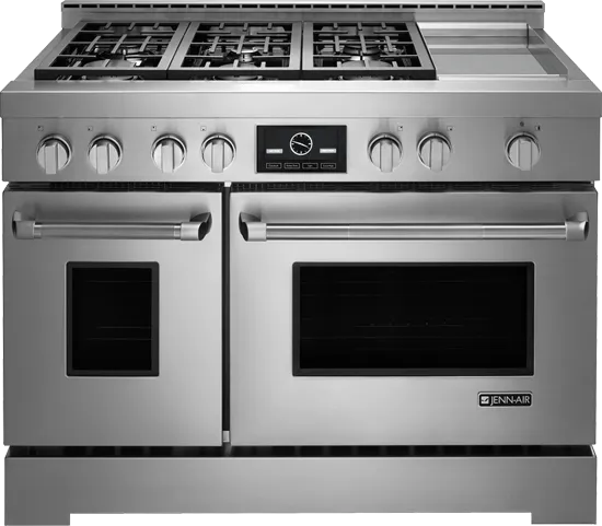 Jennair JLRP548WP 48" Pro-Style Lp Range With Griddle And Multimode Convection System