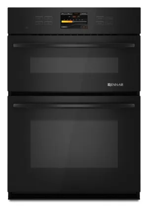 Jennair JMW3430WB Black Jenn-Air Combination Oven With V2&#8482; Vertical Dual-Fan Convection System, 30"