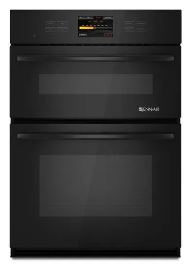 Jennair JMW3430WB Black Jenn-Air Combination Oven With V2&#8482; Vertical Dual-Fan Convection System, 30"