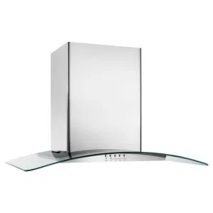 Jennair UXW6530BSS 30-Inch Convertible Wall-Mount 400-Cfm Glass Canopy Hood