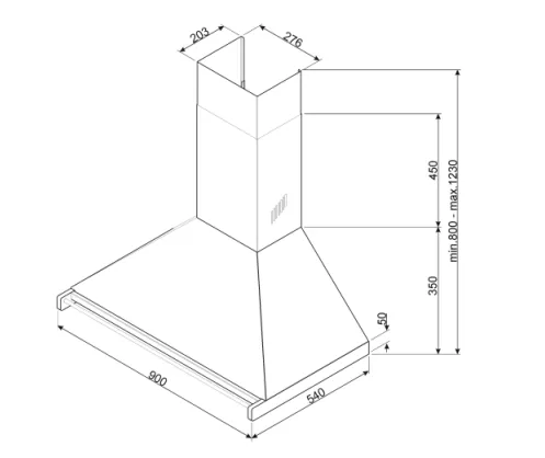 KD90HXE   A1-9 Hood & Freestanding Cooker Bundle