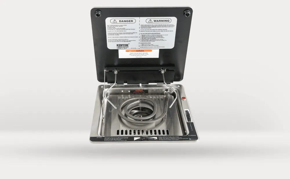 Kenyon B61145 240V} Alcohol/Electric 1 Burner