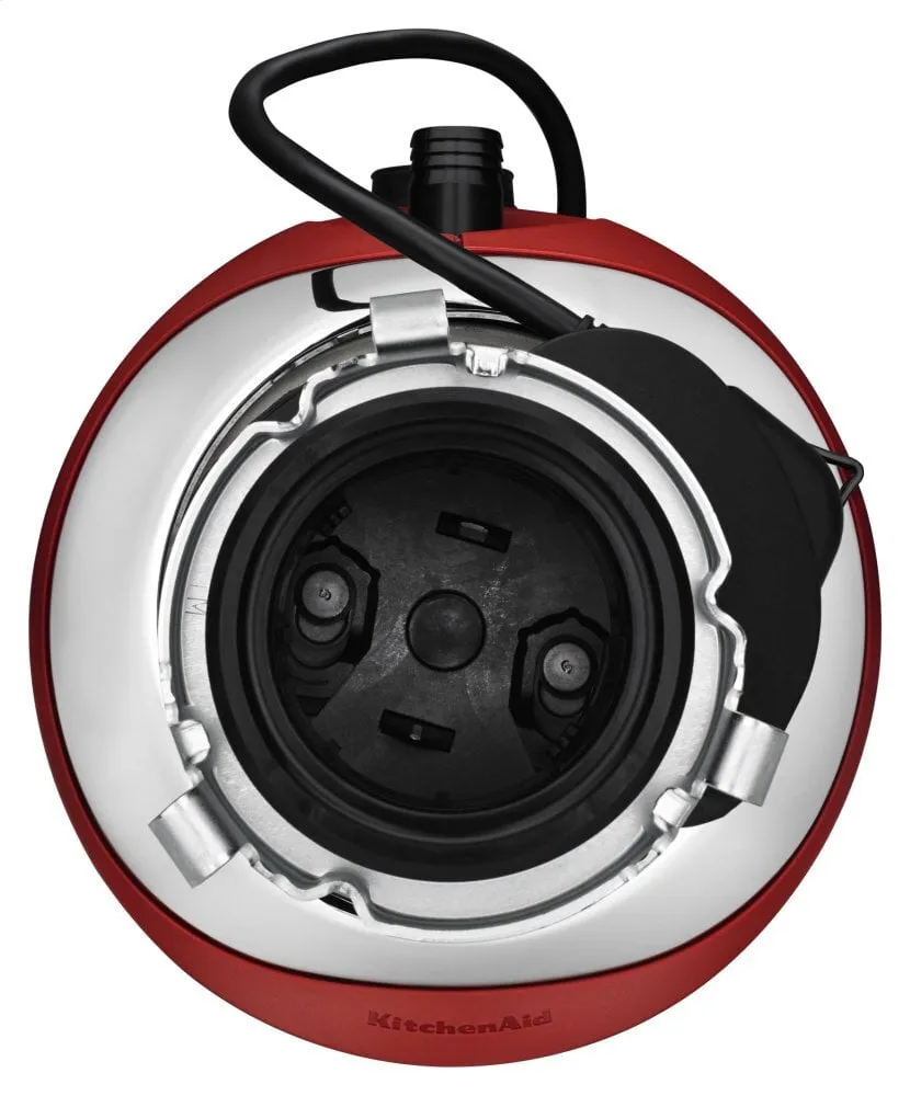 Kitchenaid KBDS100T 1-Horsepower Batch Feed Food Waste Disposer - Red