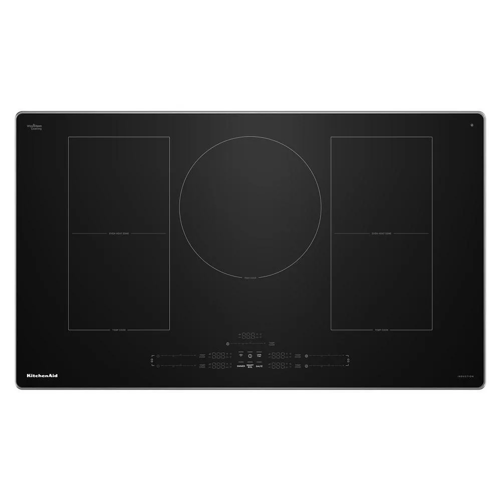 Kitchenaid KCIT736SSS 36" Temp Cook&#8482; Induction Cooktop With 5 Cooking Zones