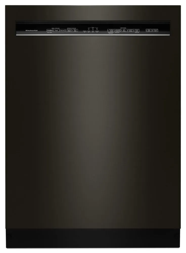 Kitchenaid KDFE104HBS 46 Dba Dishwasher With Prowash&#8482; Cycle And Printshield&#8482; Finish, Front Control - Black Stainless Steel With Printshield&#8482; Finish