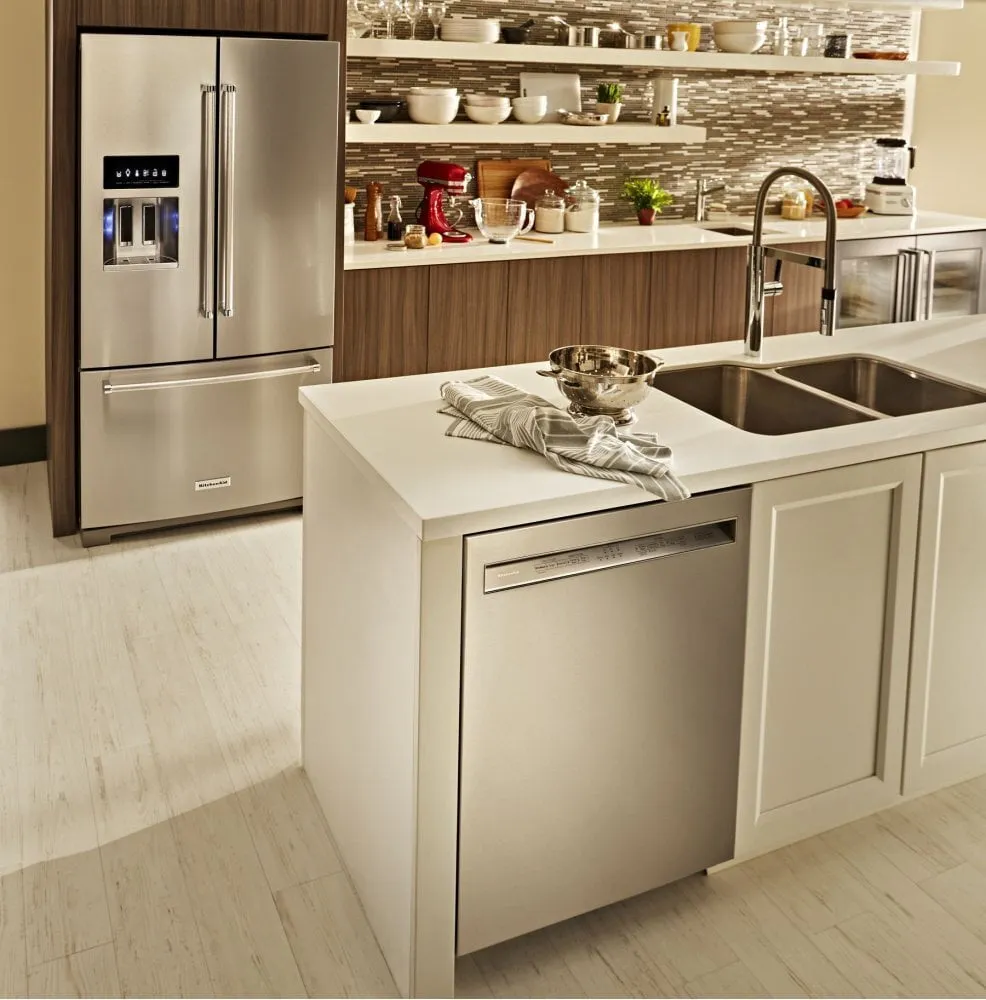 Kitchenaid KDFE104HPS 46 Dba Dishwasher With Prowash&#8482; Cycle And Printshield&#8482; Finish, Front Control - Stainless Steel With Printshield&#8482; Finish