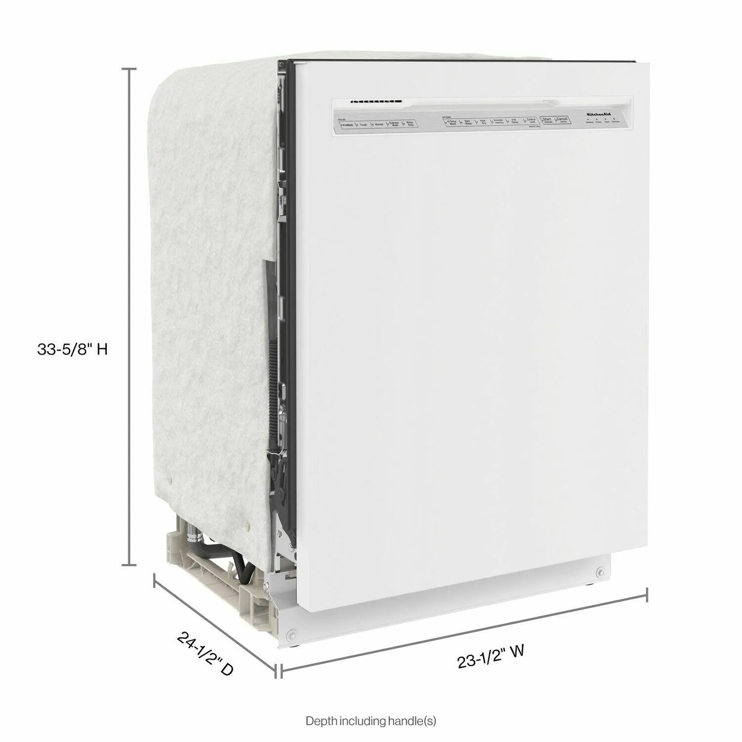 Kitchenaid KDFE104KWH 47 Dba Two-Rack Dishwasher With Prowash&#8482; Cycle