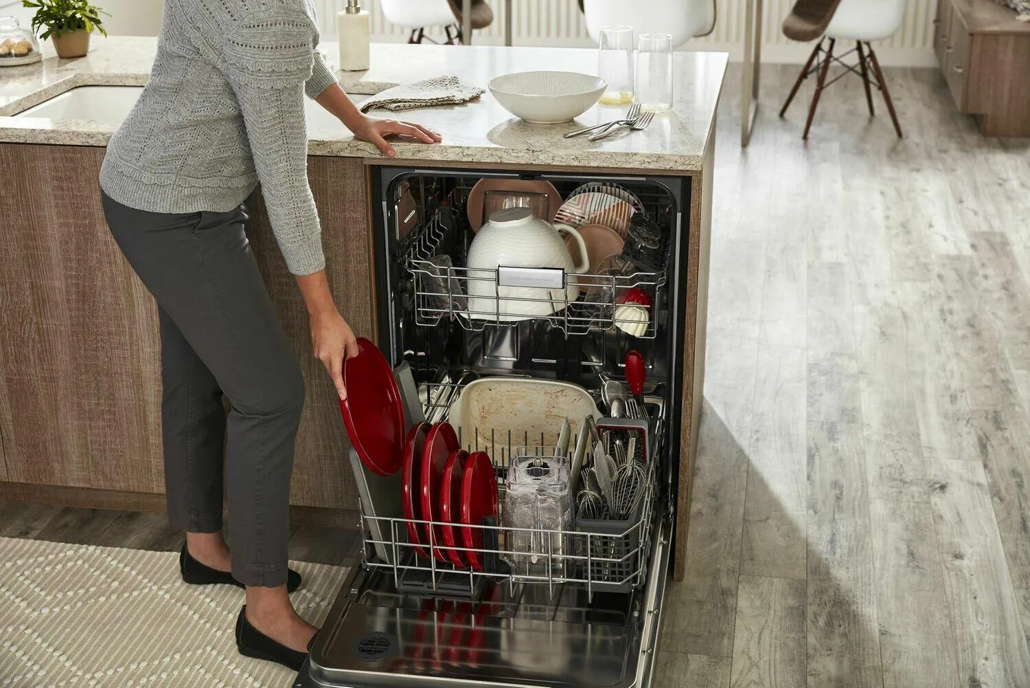 Kitchenaid KDFE104KWH 47 Dba Two-Rack Dishwasher With Prowash&#8482; Cycle