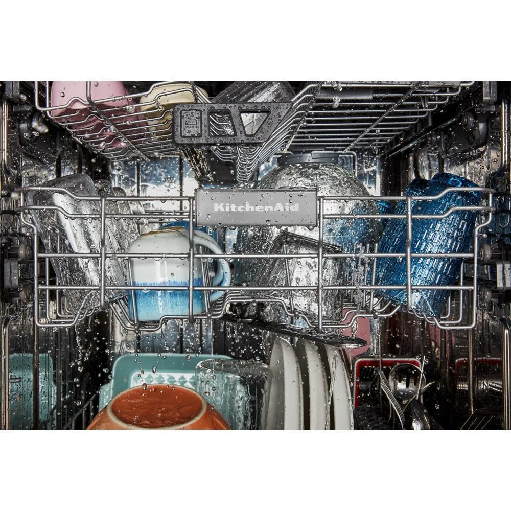 Kitchenaid KDFE304RBS Third Level Jet Rack Dishwasher With 40  Total Wash Jets, 41 Dba
