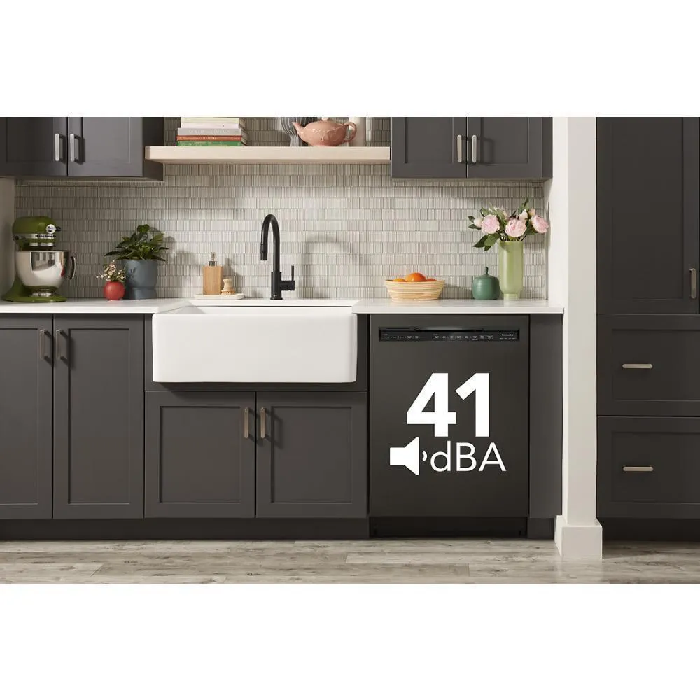 Kitchenaid KDFE304RBS Third Level Jet Rack Dishwasher With 40  Total Wash Jets, 41 Dba
