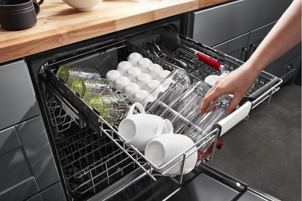 Kitchenaid KDFM404KBS 44 Dba Dishwasher In Printshield&#8482; Finish With Freeflex&#8482; Third Rack - Black Stainless Steel With Printshield&#8482; Finish
