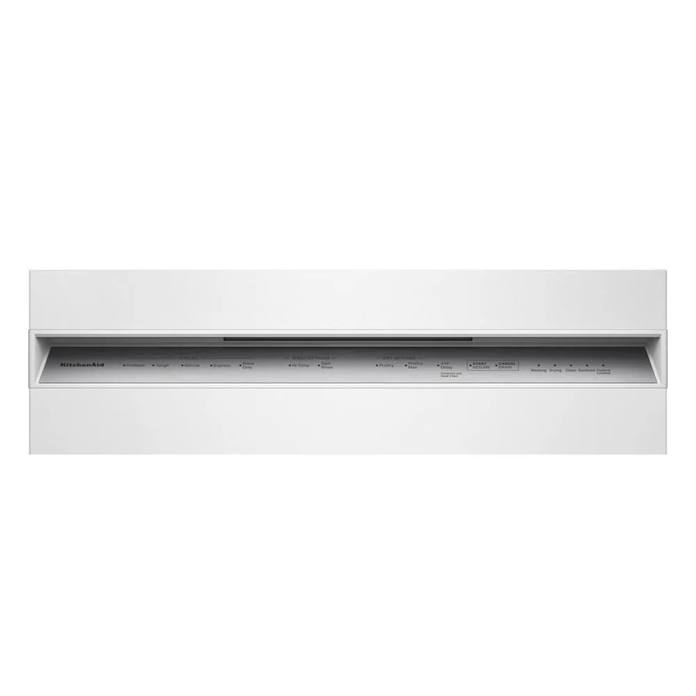 Kitchenaid KDFS224SWH Third Level Utensil Rack Dishwasher With 30  Total Wash Jets, 47 Dba