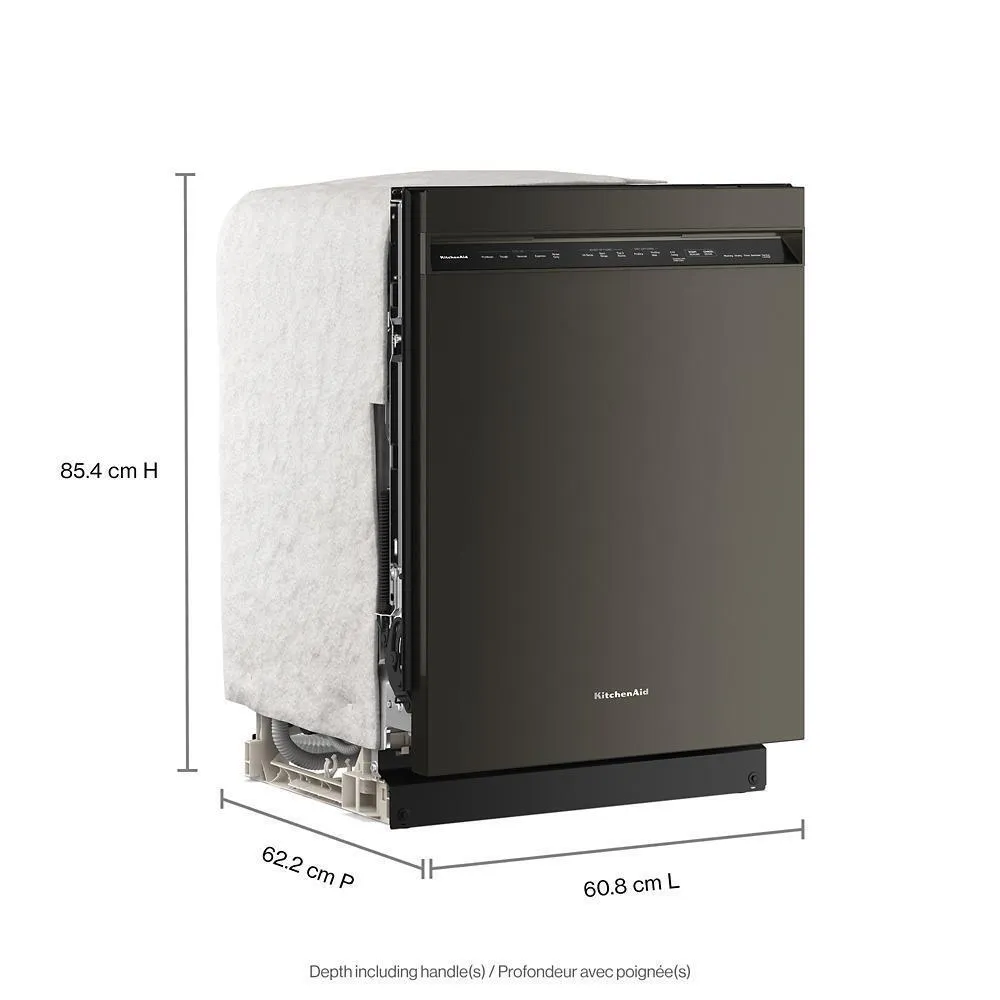 Kitchenaid KDFS324SBE Third Level Jet Rack Dishwasher With 40  Total Wash Jets, 41 Dba