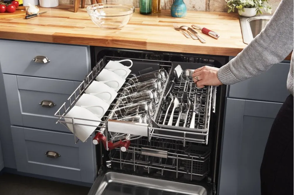 Kitchenaid KDPM804KBS 44 Dba Dishwasher With Freeflex&#8482; Third Rack And Led Interior Lighting - Black Stainless Steel With Printshield&#8482; Finish