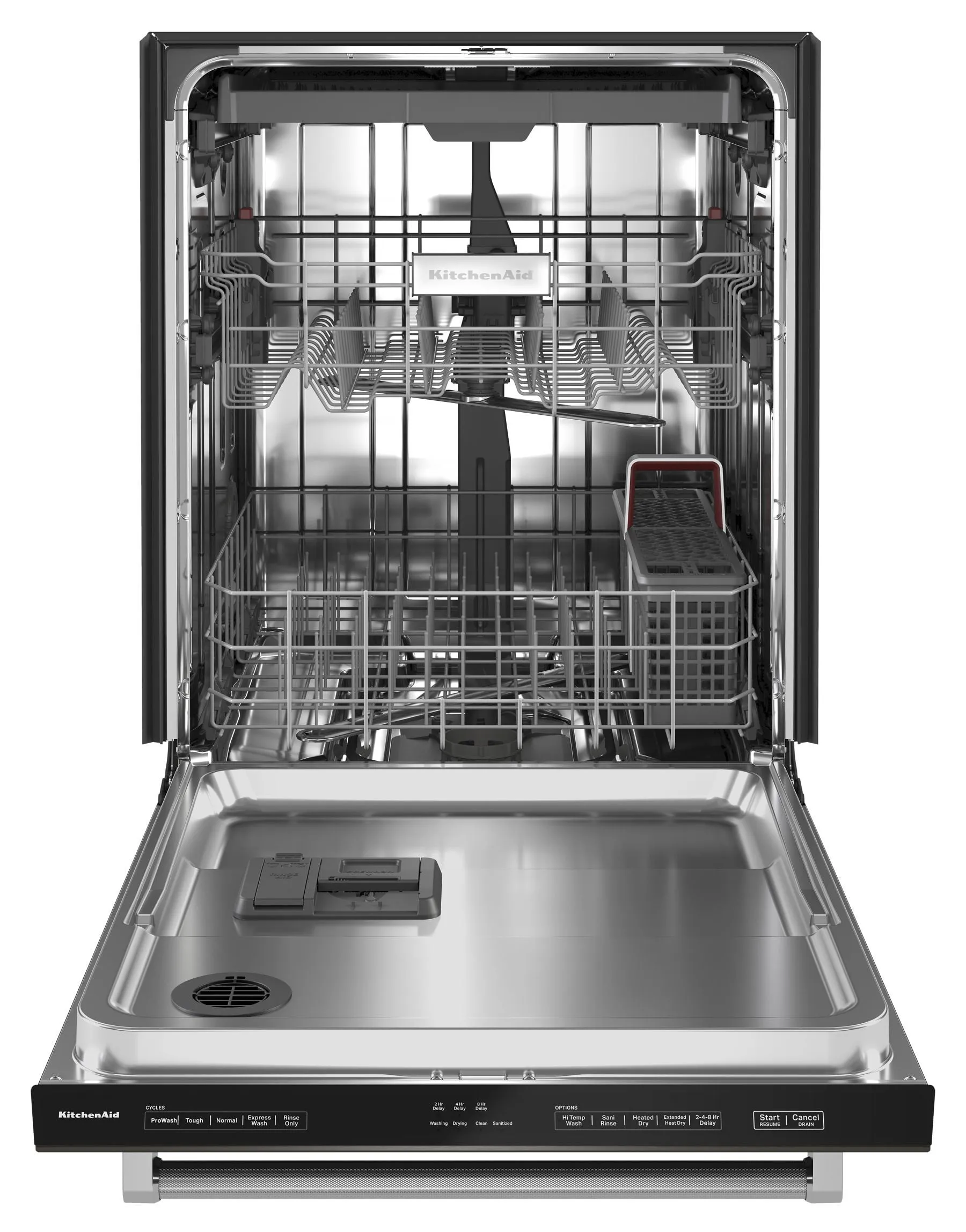 Kitchenaid KDTE204KBS 39 Dba Dishwasher In Printshield Finish With Third Level Utensil Rack - Black Stainless Steel With Printshield&#8482; Finish