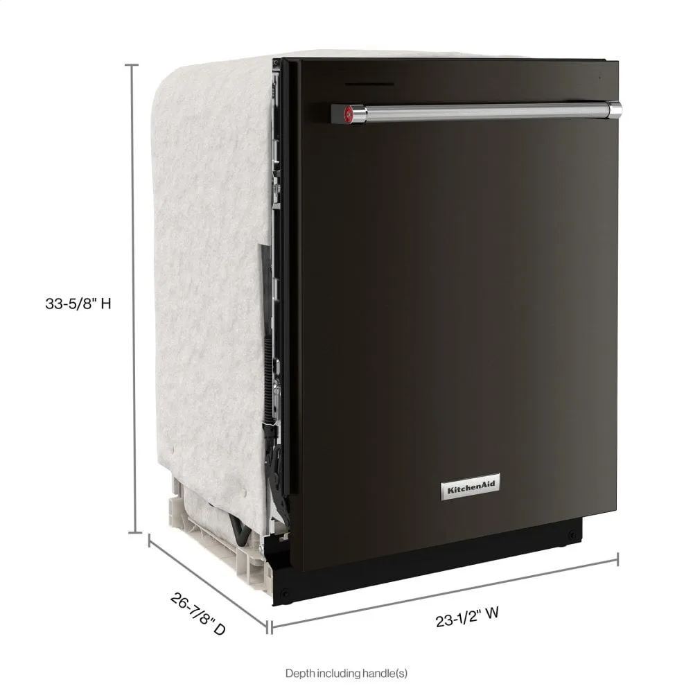 Kitchenaid KDTE204KBS 39 Dba Dishwasher In Printshield Finish With Third Level Utensil Rack - Black Stainless Steel With Printshield&#8482; Finish