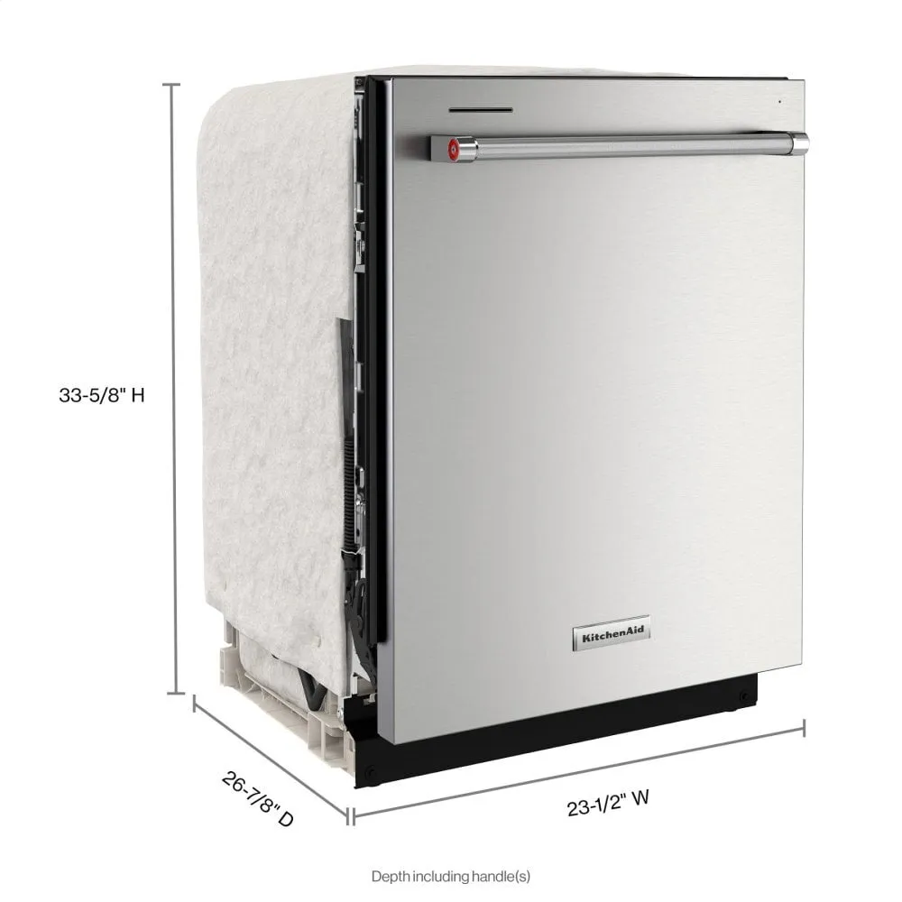 Kitchenaid KDTE204KPS 39 Dba Dishwasher In Printshield Finish With Third Level Utensil Rack - Stainless Steel With Printshield&#8482; Finish
