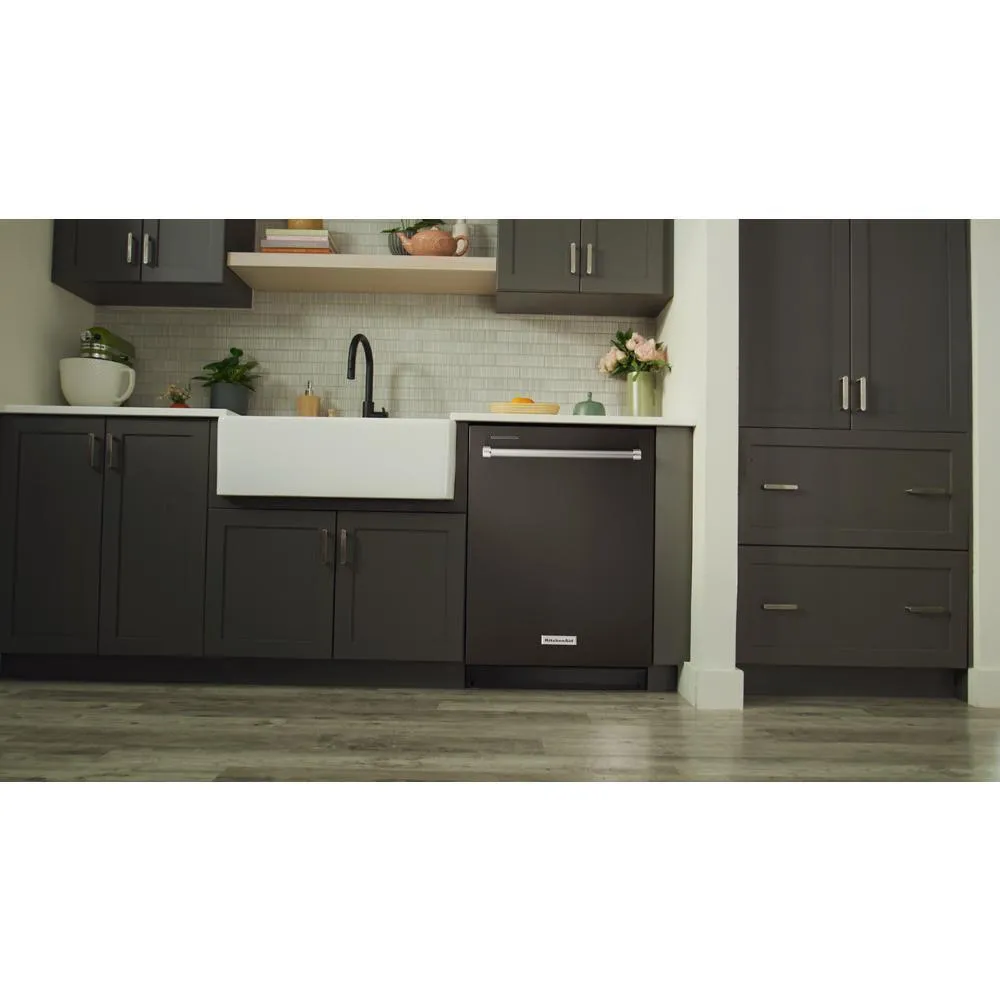 Kitchenaid KDTE304RBS Third Level Jet Rack Dishwasher With 40  Total Wash Jets, 41 Dba