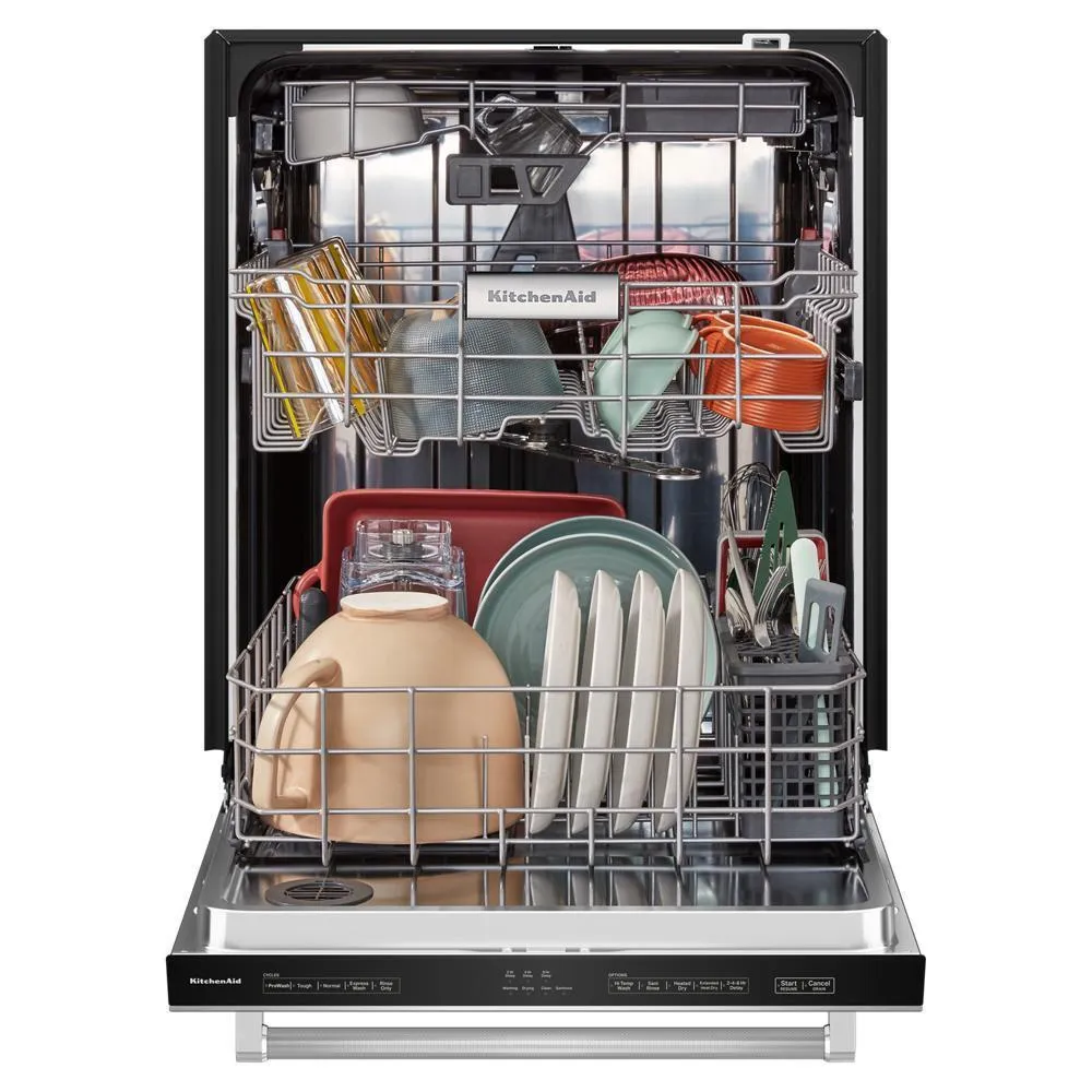 Kitchenaid KDTE304RBS Third Level Jet Rack Dishwasher With 40  Total Wash Jets, 41 Dba