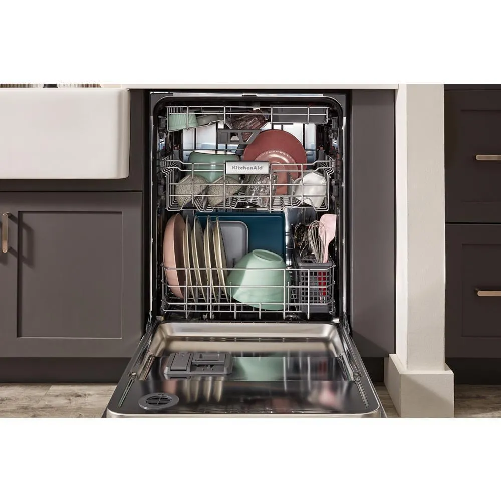 Kitchenaid KDTE304RPS Third Level Jet Rack Dishwasher With 40  Total Wash Jets, 41 Dba
