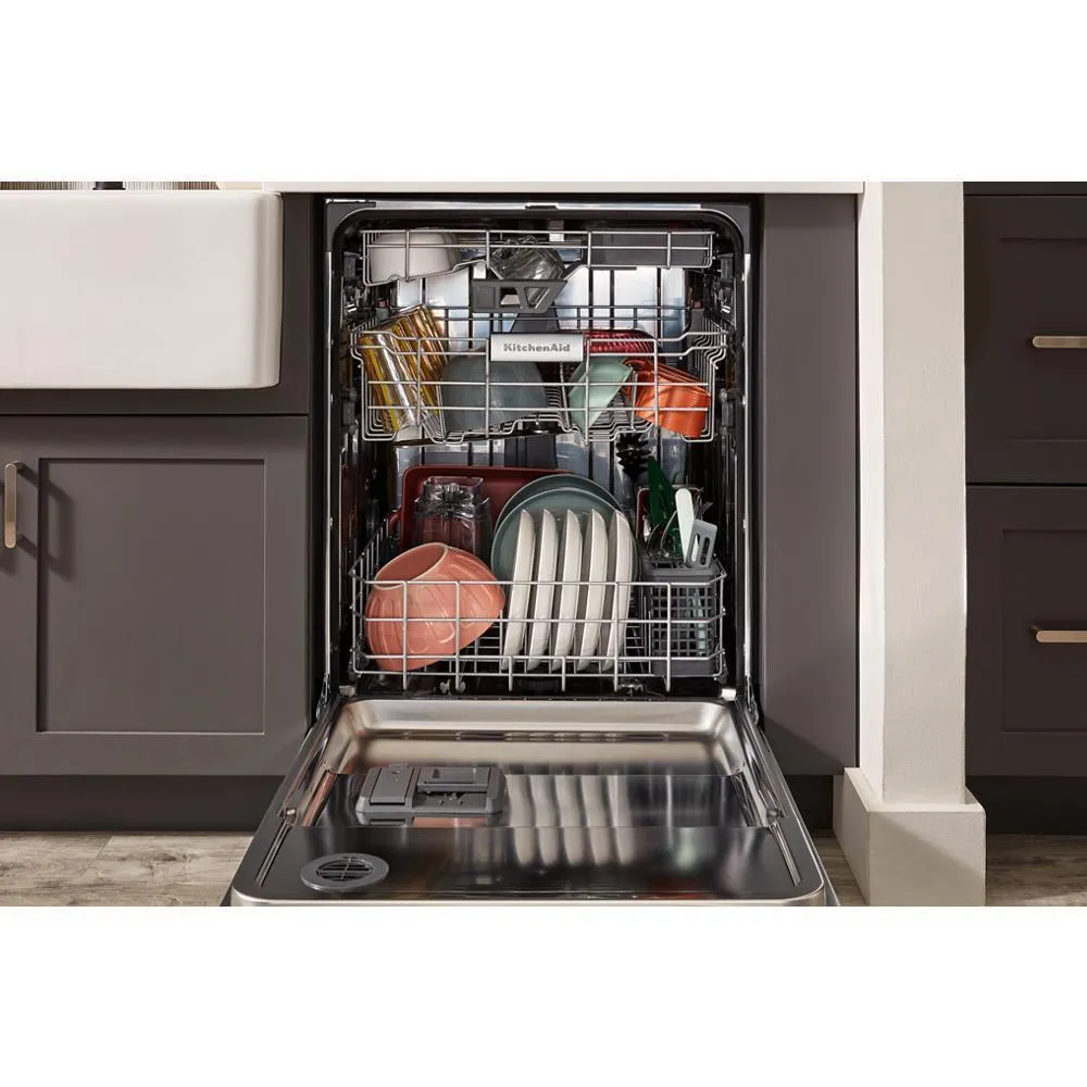 Kitchenaid KDTE304RPS Third Level Jet Rack Dishwasher With 40  Total Wash Jets, 41 Dba