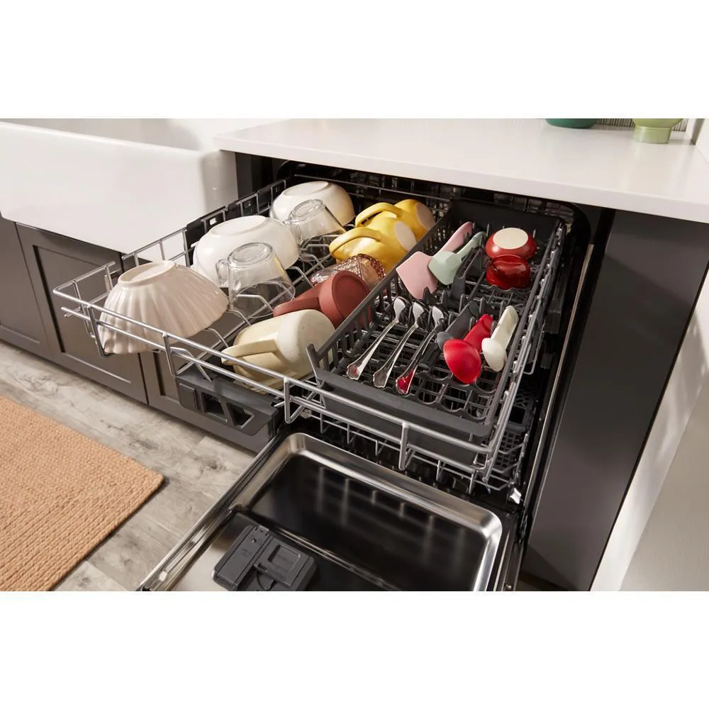 Kitchenaid KDTE304RPS Third Level Jet Rack Dishwasher With 40  Total Wash Jets, 41 Dba