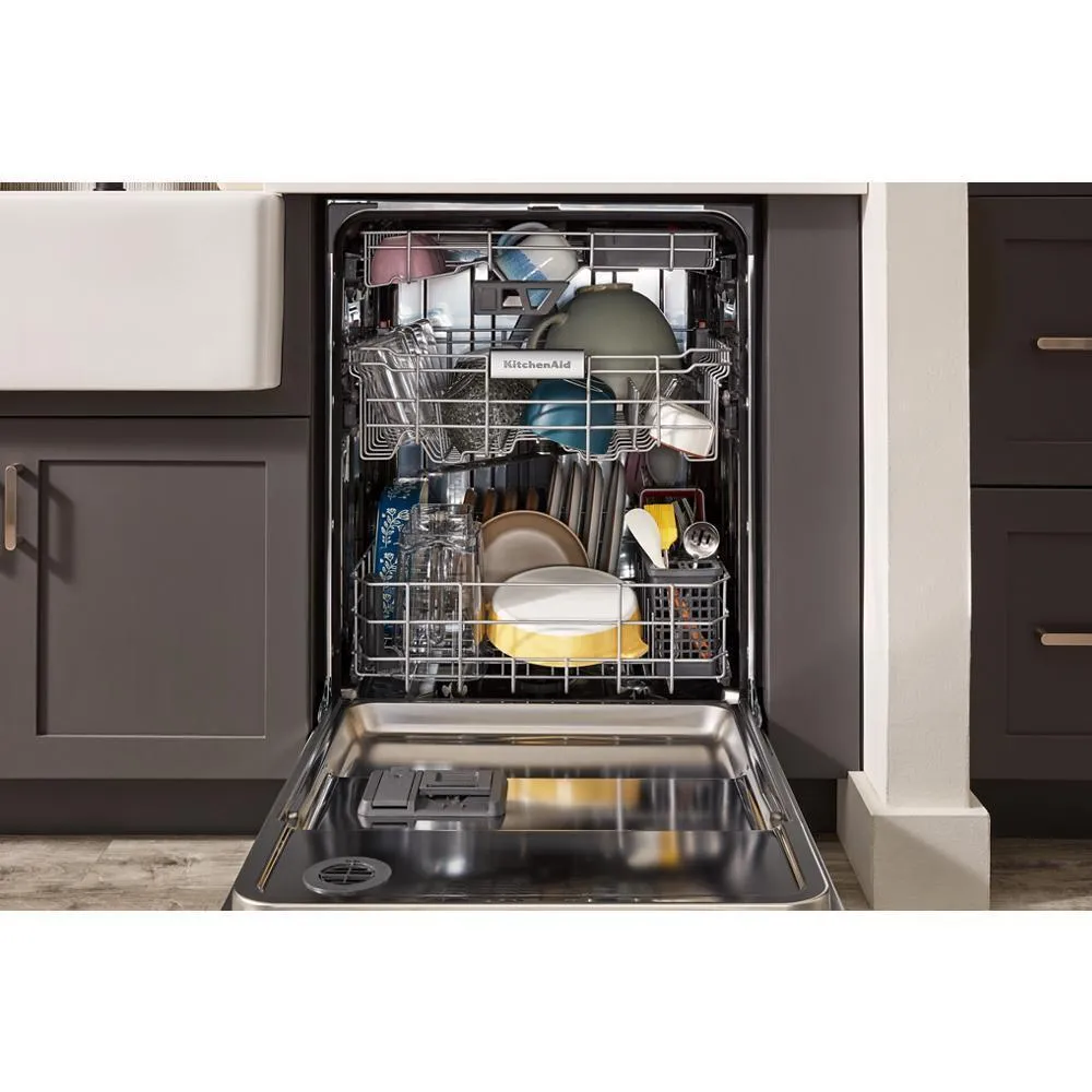 Kitchenaid KDTE304RPS Third Level Jet Rack Dishwasher With 40  Total Wash Jets, 41 Dba