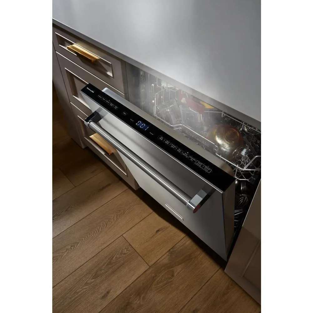 Kitchenaid KDTF924PPS 39 Dba Printshield&#8482; Finish Flush-To-Cabinet Dishwasher With Freeflex&#8482; Fit Third Level Rack
