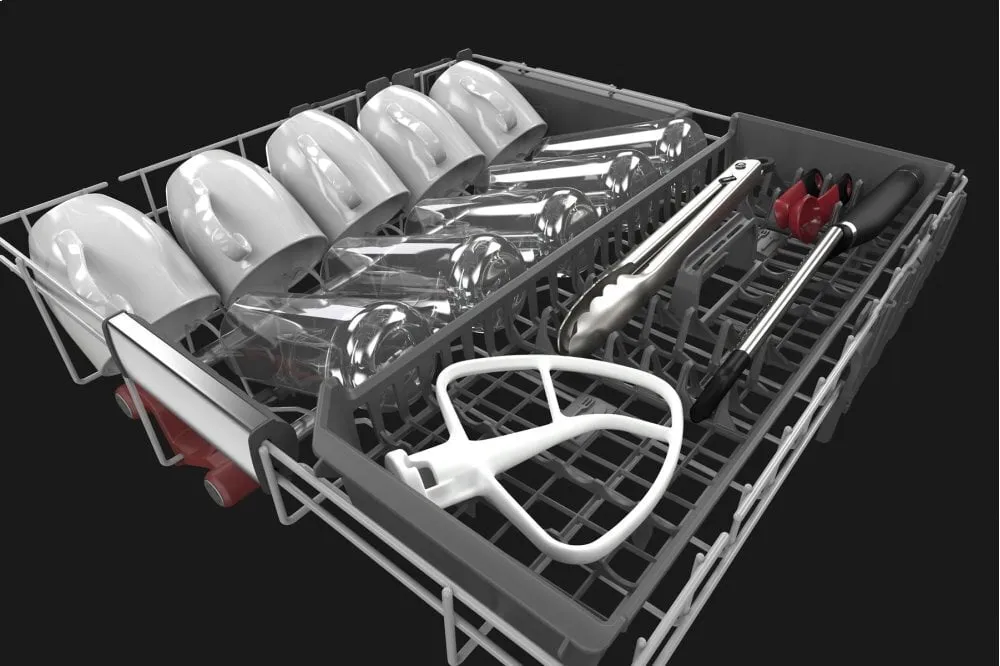 Kitchenaid KDTM804KBS 44 Dba Dishwasher With Freeflex&#8482; Third Rack And Led Interior Lighting - Black Stainless Steel With Printshield&#8482; Finish