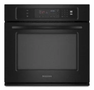 Kitchenaid KEBK101SBL Single Oven 30" Width 4.3 Cu. Ft. Capacity Thermal Oven With Two-Element Balanced Baking And Roasting Architect Series Ii