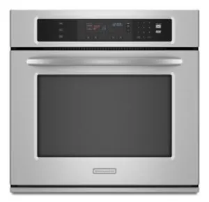 Kitchenaid KEBK101SSS Single Oven 30" Width 4.3 Cu. Ft. Capacity Thermal Oven With Two-Element Balanced Baking And Roasting Architect Series Ii